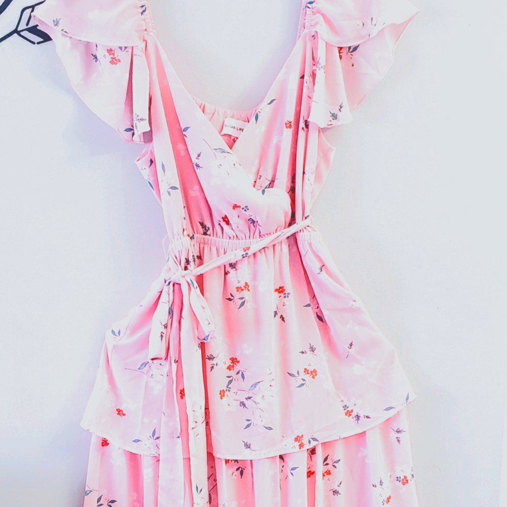 Beautiful Floor Length Floral Summer Dress